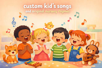 create educational kids songs for learning and teaching
