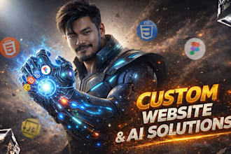 create custom ai web apps, chatbots, and saas solutions