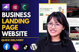 business automated lead capturing landing page website