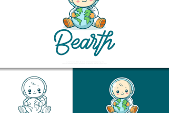 design high quality carton, globe logo