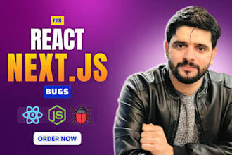 fix bugs errors and performance issues in react or nextjs websites