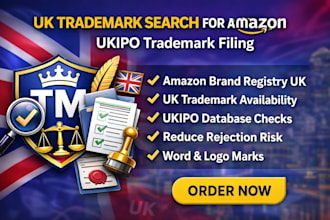 do UK trademark search for amazon brand registry ukipo trademark filing