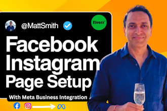 setup, link facebook, instagram with meta business suit, pixel setup