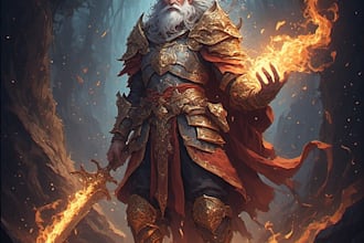 illustrate professional fantasy book cover art