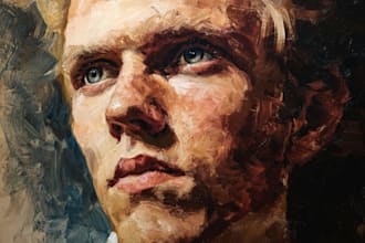 paint a real oil portrait with free shipping