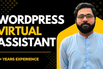 be your wordpress virtual assistant for all wordpress tasks