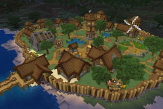 build minecraft castles, villages, houses, spawns and bases