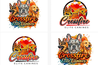design a modern bulldogs logo with professional brand identity