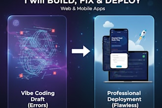 provide vibe coding services to build, fix, deploy your app