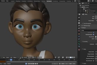 covert, rig, fix 3d model for mmd, vrchat, vtuber, 52 arkit blendshashape