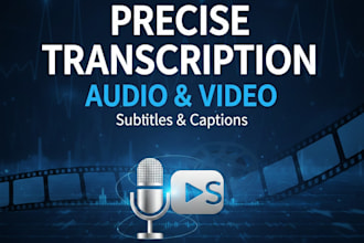 do ai transcription and subtitles for videos and audio