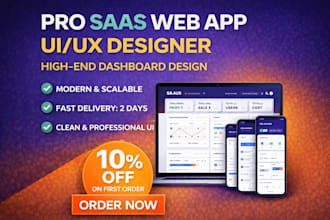 design ai powered saas UI UX dashboards for micro products
