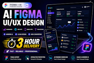 design ai powered saas UI UX dashboards for micro products