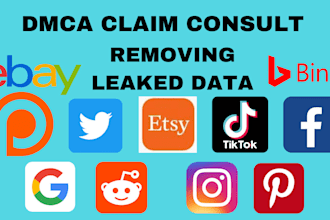 send dmca takedown notice to your leaked copyright content