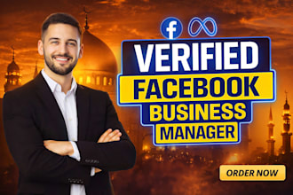 fresh verified bm or verified fb business manager and ad account