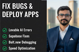 build full stack mvp, fix bugs, lovable, bolt, vibe coding
