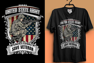 do creative good looking gun shop logo with t shirt design