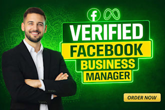 fix and provide facebook business manager with profile or immortal bm within 1hr