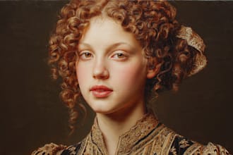 paint renaissance art oil painting portrait