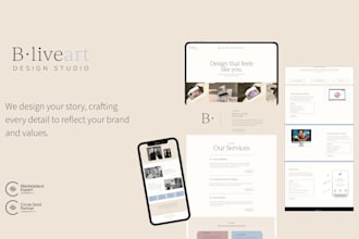 design a fully customized squarespace site