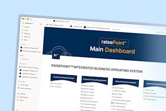 design a custom notion business system and workflow dashboard