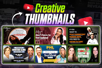 design modern and professional thumbnail