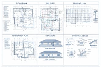 create site plan and permit drawings for city approval