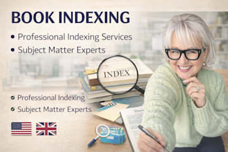 create publishing ready back of book indexing for nonfiction and academic books