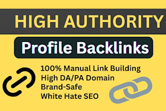 create profile backlinks with white hat link building
