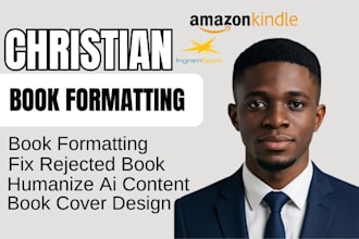 format poetry book, christian book formatting, kdp book and ebook formatting