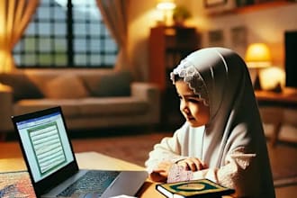 professional online quran teacher, tutor, female and kids