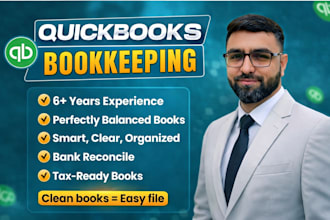 do quickbooks bookkeeping, cleanup and monthly bookkeeping