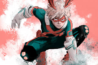 draw you in my hero academia style