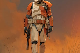 draw your star wars sci fi character art