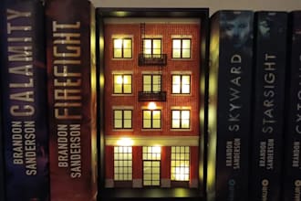 design custom 3d printable book nook diorama for bookshelf decor miniature