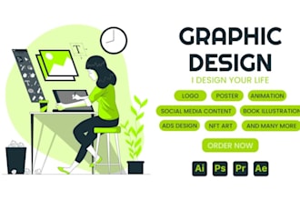 design professional graphics using adobe photoshop and illustrator