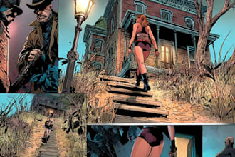 create an awesome comic books based on your script