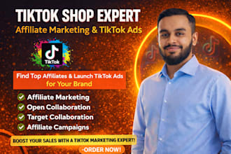 be your tiktok shop affiliate marketing and tiktok ads expert