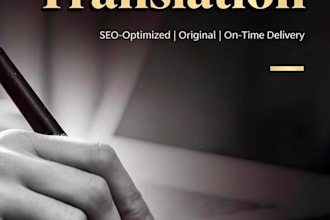 creative copywriting , bilingual translation , original and precise