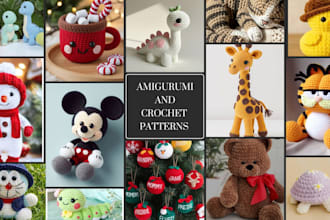 write step by step crochet amigurumi pattern