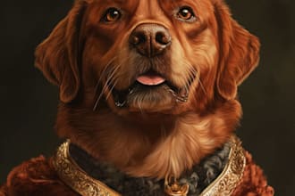 do a custom pet portrait