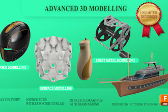 do advanced 3d modelling in fusion 360