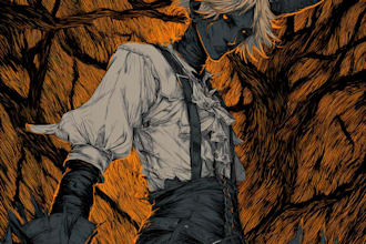 do dark fantasy art and horror illustration