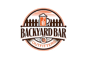 create wonderful and excellent bar logo design