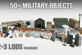 create game ready 3d models optimized for games