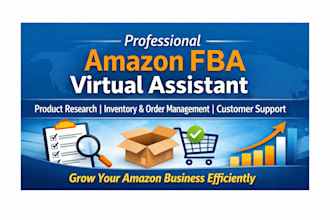 manage amazon fba as a skilled virtual assistant