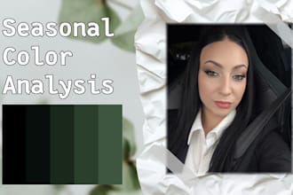 do your color season analysis and create your makeup palette