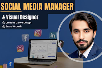 be your social media manager and create engaging content