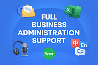 do full business administration support in english, serbian and basic chinese