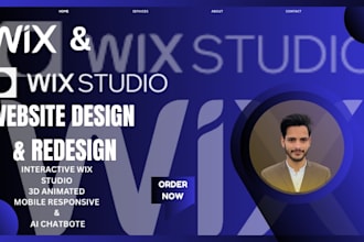 wix studio design wix studio business website redesign wix website development